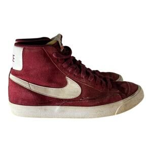 Nike Blazer Mid '77 Suede Men’s Size 8  Sneakers Team Red-White DC8248-600